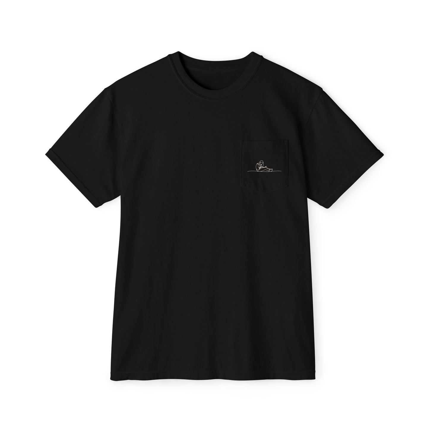 Readbared Signature Unisex Garment-Dyed Pocket Tee