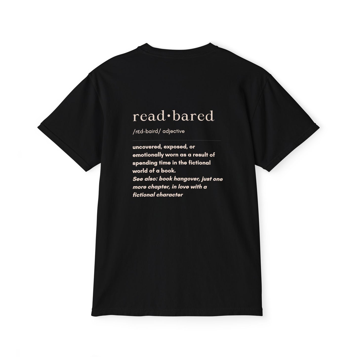 Readbared Signature Unisex Garment-Dyed Pocket Tee