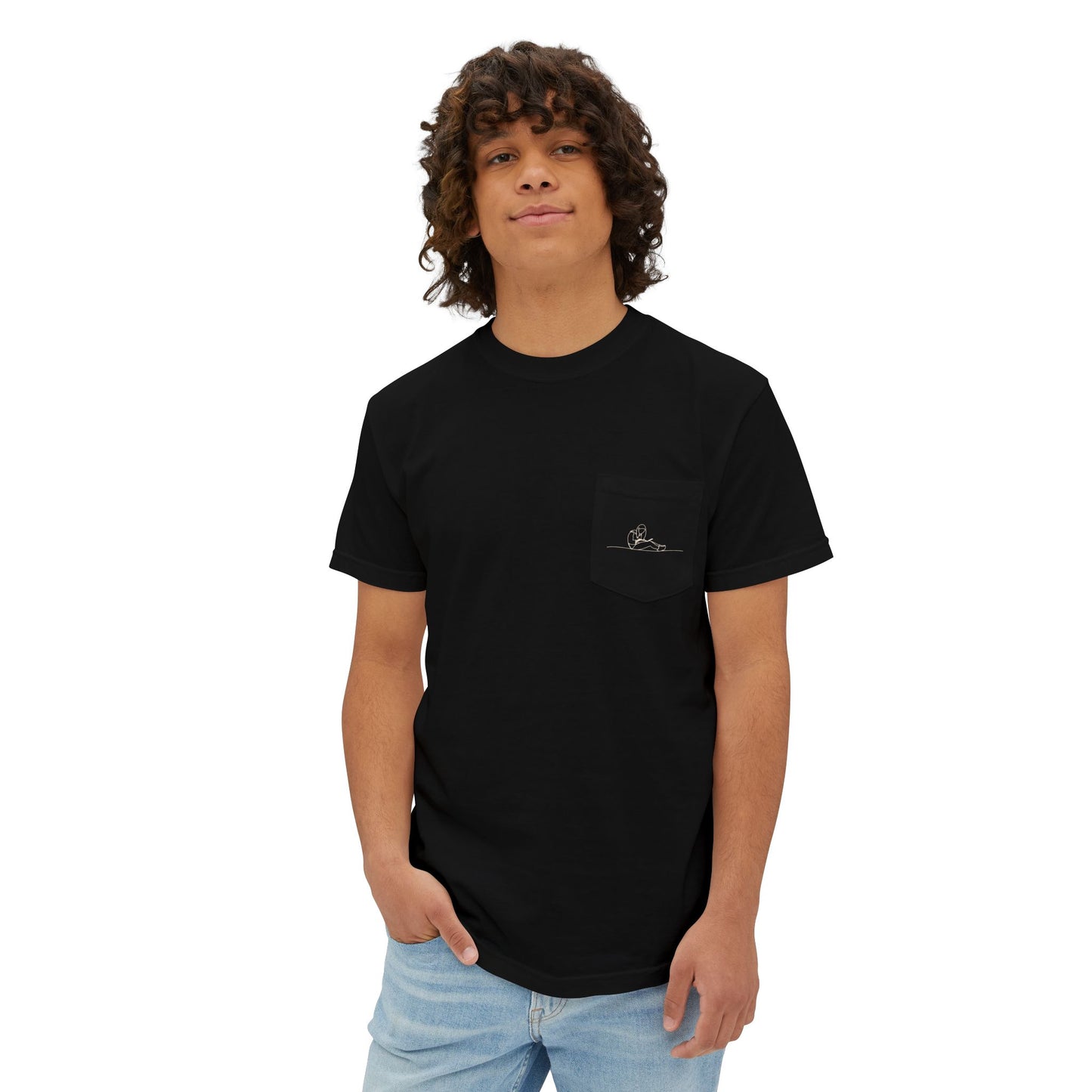 Readbared Signature Unisex Garment-Dyed Pocket Tee