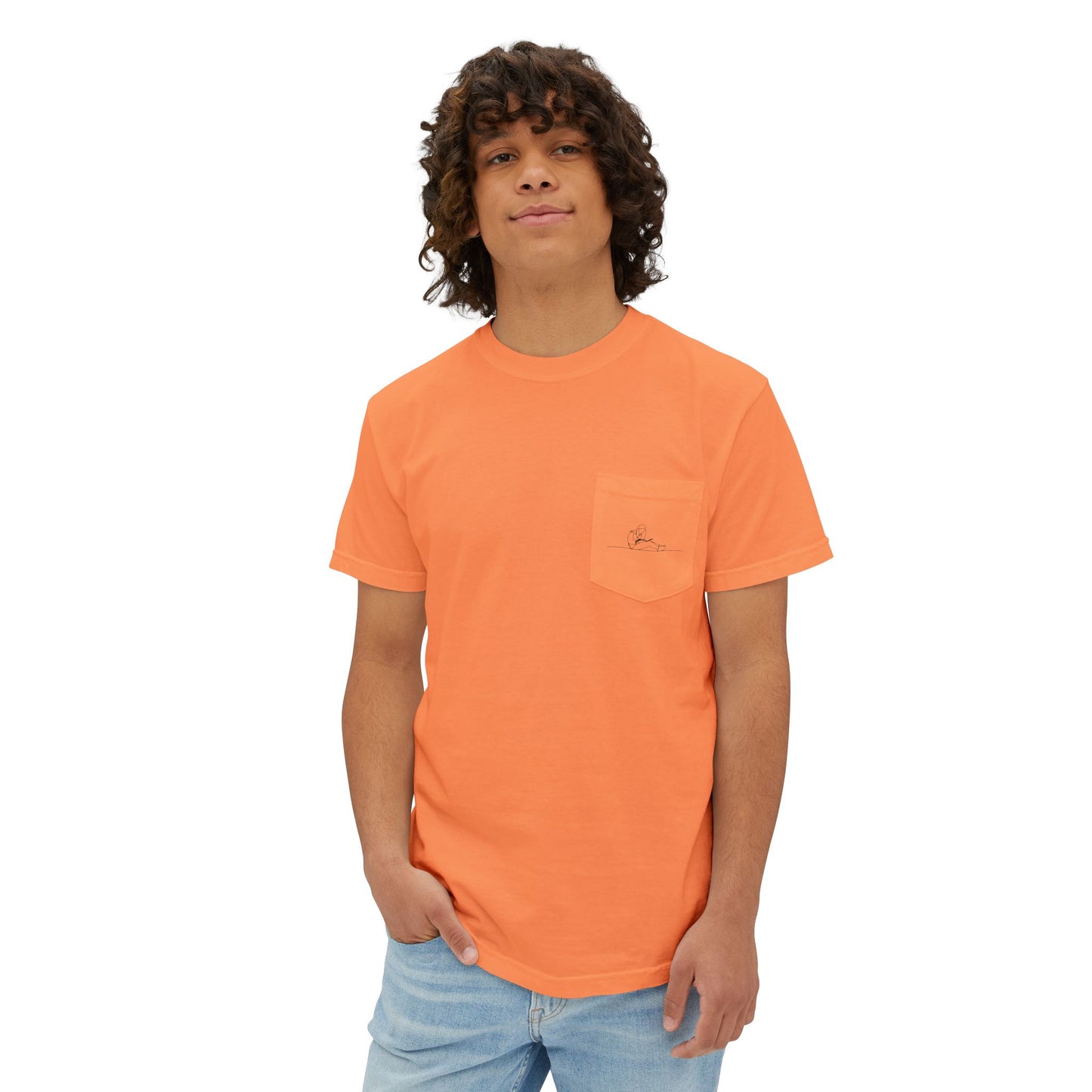 Readbared Signature Unisex Garment-Dyed Pocket Tee