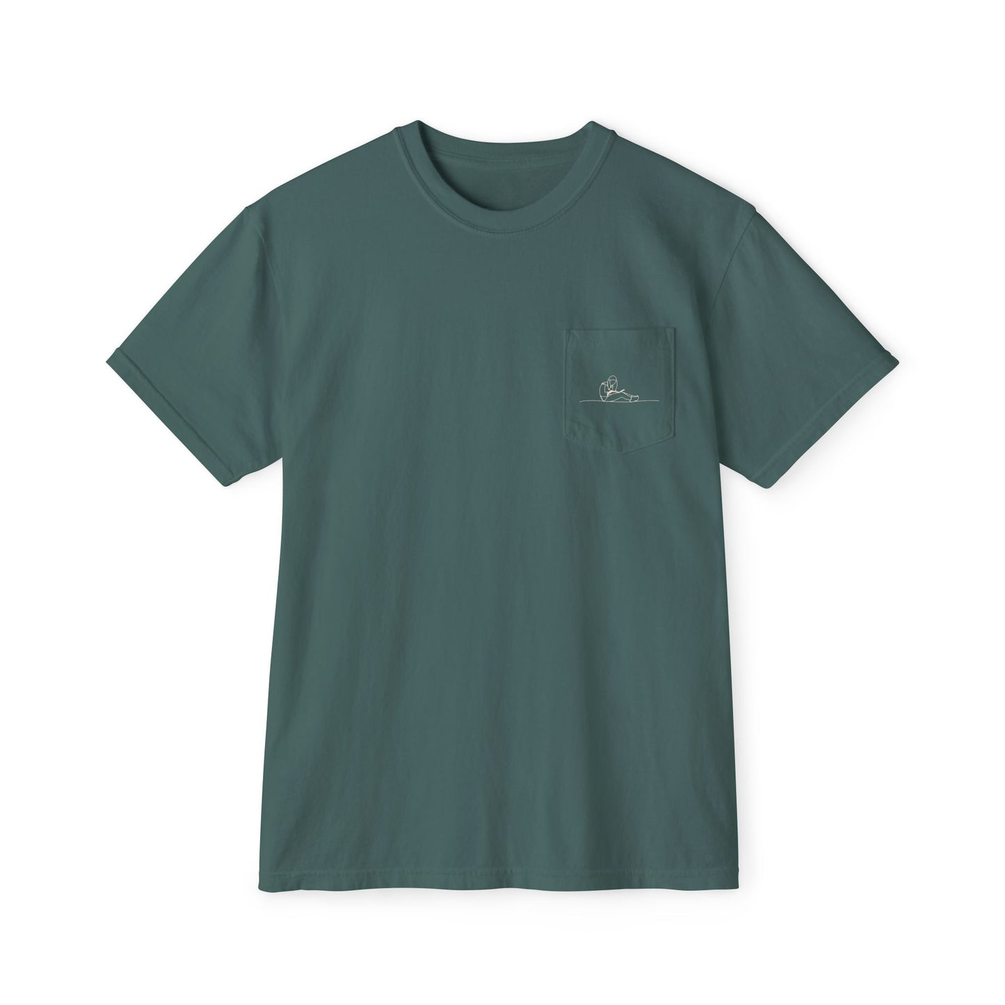 Readbared Signature Unisex Garment-Dyed Pocket Tee