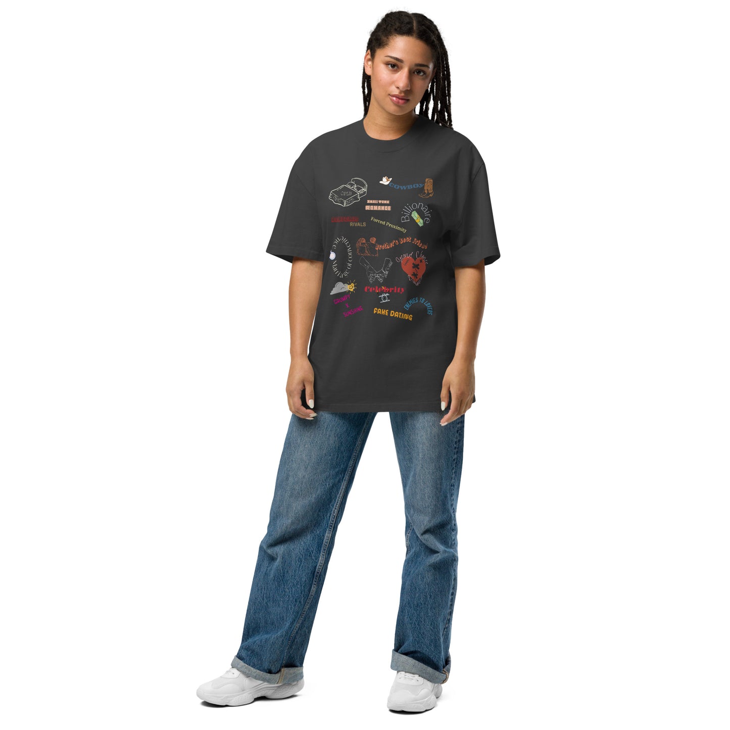 Trope Me Baby One More Time Oversized Faded Tee