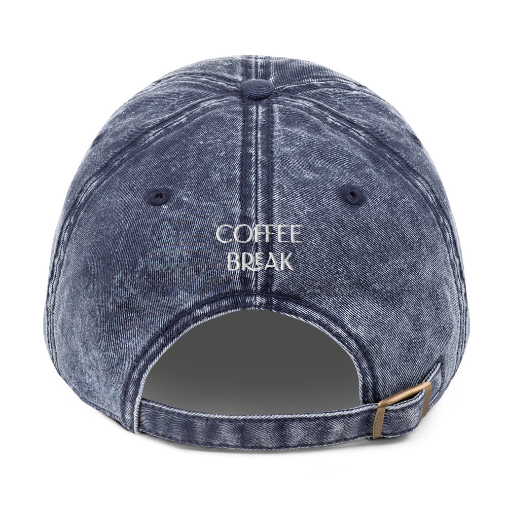 Espresso Martini Coffee Break Vintage Cotton Twill Cap