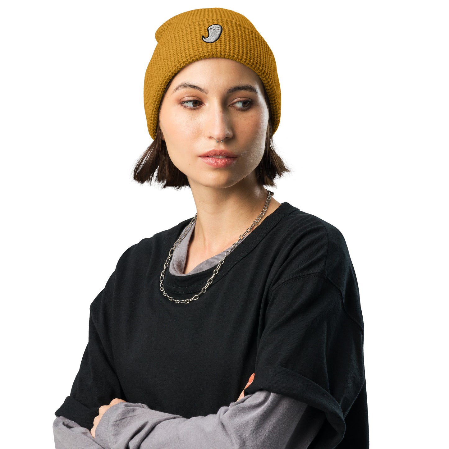 Ghostly Waffle beanie